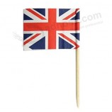 Bandeiras do mundo do papel bandeiras do palito do futebol do toothpick mini