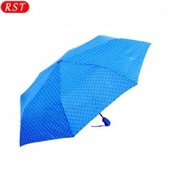 HAPPY SWAN 2019 newest style windproof fiberglass auto open close 3 folding umbrella with your logo