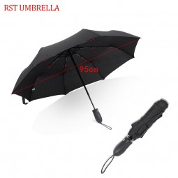 Windresistant automatic adult 3 fold bullet proof umbrella with your logo