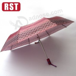 Factory price different man design three folding umbrella rajasthani umbrella with your logo