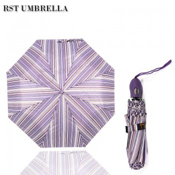 Paraguas de la impresión de la panTalla de seda del paraguas plegable de la proTección uv al por mayor Tres