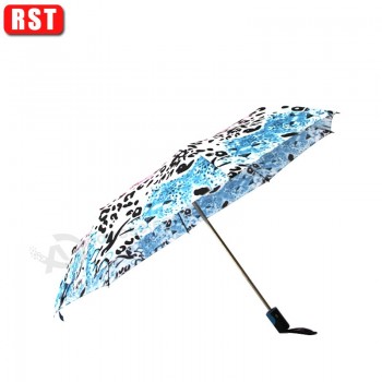 도매 주문품 불포화 유틸리티 자동 3 접는 데코 우산