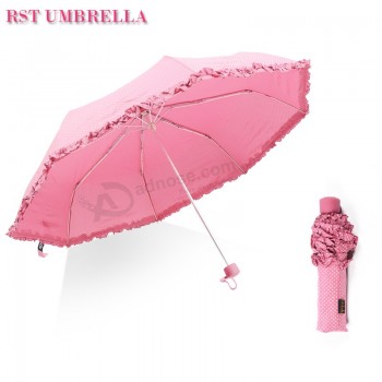 High quality full print 3 fold ambrella real star umbrella free sample with your logo