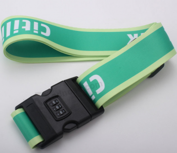 Cinturón de equipaje de alta calidad de impresión de logotipo personalizado