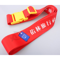 Printing your own logo luggage belt strap custom