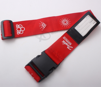 Promotional Detach Buckle Polyester Luggage Strap