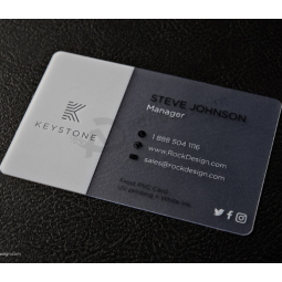 High Quality waterproof plastic visiting name cards