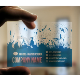 Moda cartões de visita de negócios de plástico para a empresa