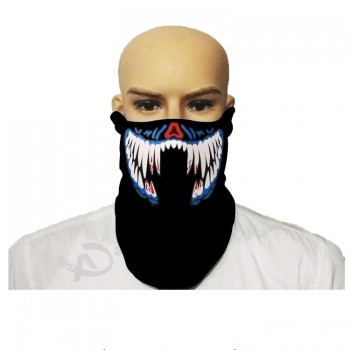 2018 new party mask face mask with light el mask