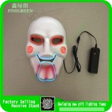 Gros cosplay fêtE hallowEEn lEd clignotant El fil El masquE allumEr masquE