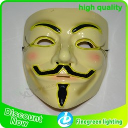 EL WIRE Halloween Masquerade Face Mask EL WIRE masquerade masks
