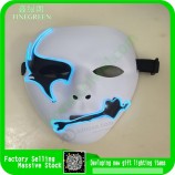 Led Light Up Party Supplies Half Skull Led halloween Mask Custom