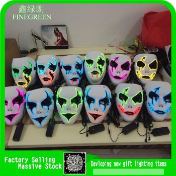 wholesale Party glowing mask led Lighting Party Mask Led maskwith light