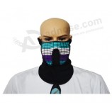 Super cool sound activated led mask/neon light mask for party