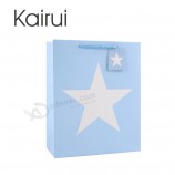 Custom Best seller simple design kraft shopping paper bag with star and your logo