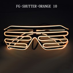 sound sensor Light up EL Wire Framed Glasses for Parties