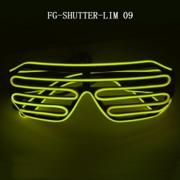 New product EL wire party glasses in lim light