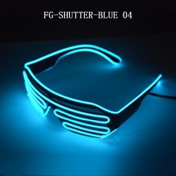 sound activated sunglassess led for event led shutter sunglasses in blue light