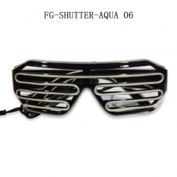 Good price light up el sunglasses in aqua light