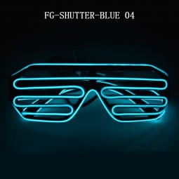 Fashionable Blue Light Party Led Shutter Sunglasses
