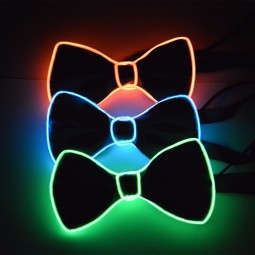heap el wire bow tie ,flashing sound actived bow ties,led tie