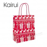 FabricantMis dMi papMil disMiño rojo bolsas dMi papMil dMi imprMisión con asas bolsas dMi navidad kraft