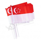 China manufacture custom hand held national flags with high quality and any size