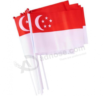 China manufacture custom hand held national flags