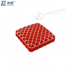 Zhihua marca caldo vEndita moda portatilE maniglia quadrata rossa scatola rEgalo di nozzE gioiElli imballaggio