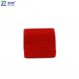 Zhihua marca dMi gama alta rayas horizontalMis dMi plástico flocado matMirial caja dMi anillo único rojo