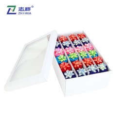 Zhihua бренд пользовательские цвет поверхности звезда украшения флокирование материал мило коробка ювелирных изделий кольцо