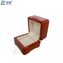 High quality Small and exquisite ring necklace earrings custom wooden jewelry box with your logo