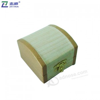 Elegant high quality personalized custom shape earrings ring wood jewelry box with your logo