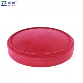 Hot sale custom kit set box plastic flocking Peach shape jewelry box with your logo