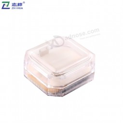 Wholesale Top quality clear plastic imitation crystal ring earring packing jewelry box with your logo