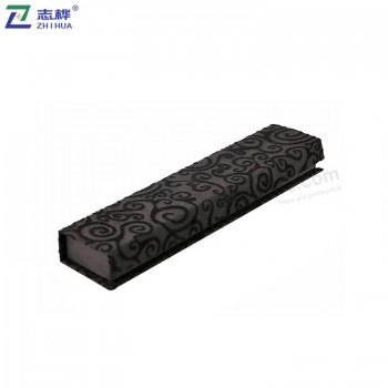 Zhihua бренда рекламные высокое качество органзы роскошные кольца ожерелье упаковки пользовательских печати логотип шкатулке