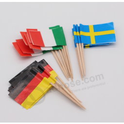 Wholesale cup cake decorative toothpick flag for party
