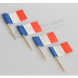 Attractive flag mini bamboo toothpicks flag wholesale