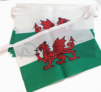 Polyester Fabric String Flag Banner For Decoration