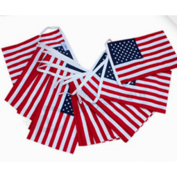 Printed flags decorative American string bunting flag