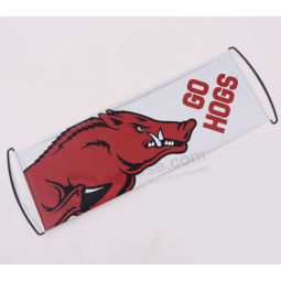 Roll up retractable banner hand held scrolling sport banner