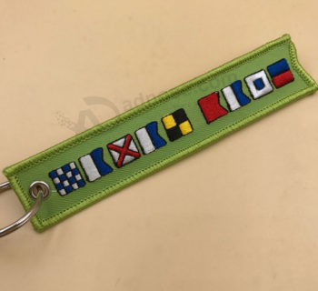 Llavero militar bordado/Etiqueta de llave bordada/Llavero del ejército de Japón