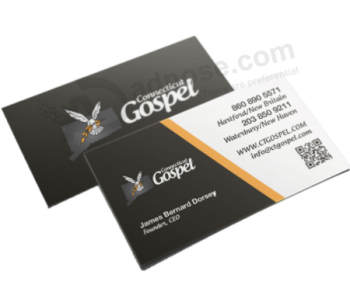 Name trading card business card printing with custom logo