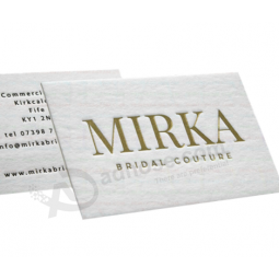 Paper name cards cotton paper letterpress business cards printing