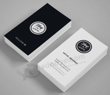 Hochwertige Papier Visitenkarte mit Logo Druck