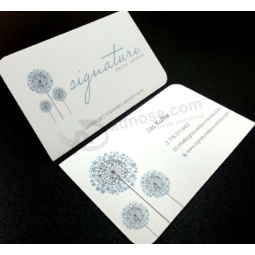 Cartão de visita de papel personalizado impressão de cartão de visita