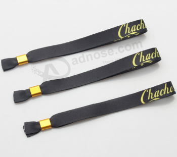 Event one time use polyester wristband with logo
