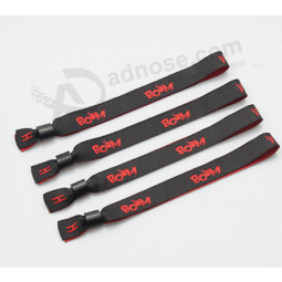 polyester woven festival fashion business ideas customize event wristband