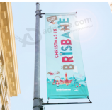 Full color printing vivid street light pole poster