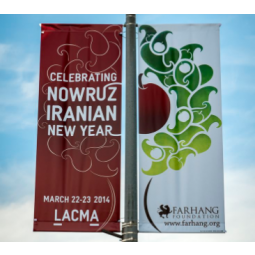 Publicidad exterior street pole banners signs printed